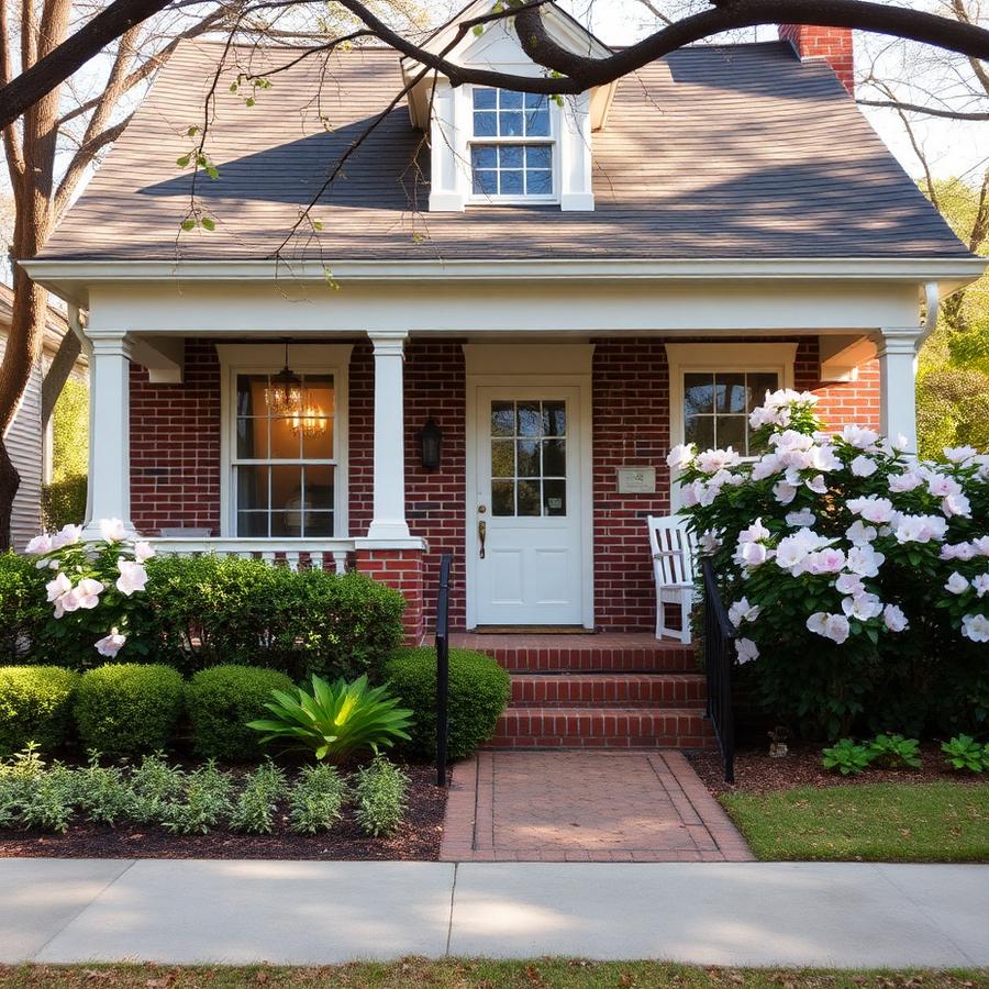 Homes and streetscape in Morningside, Atlanta