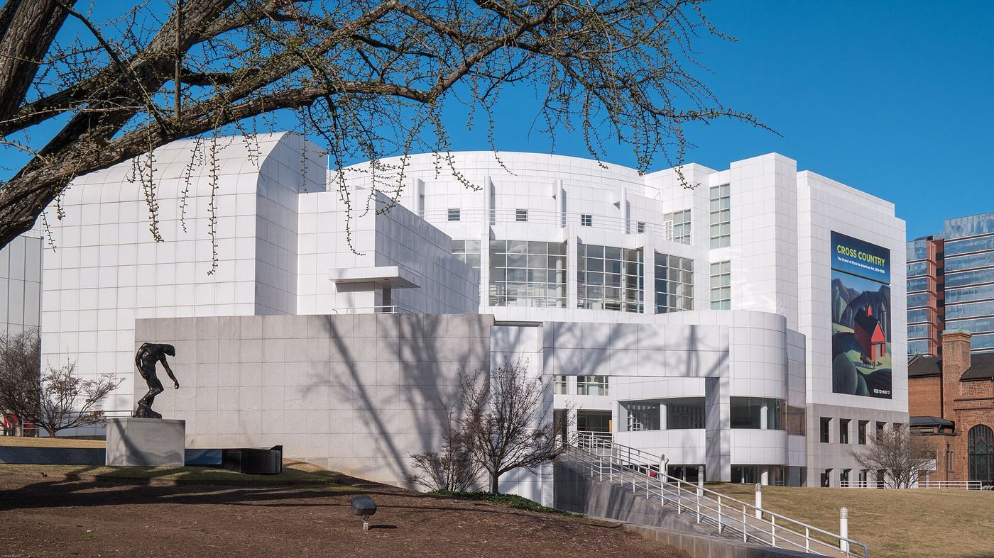 The High Museum of Art on Peachtree Street